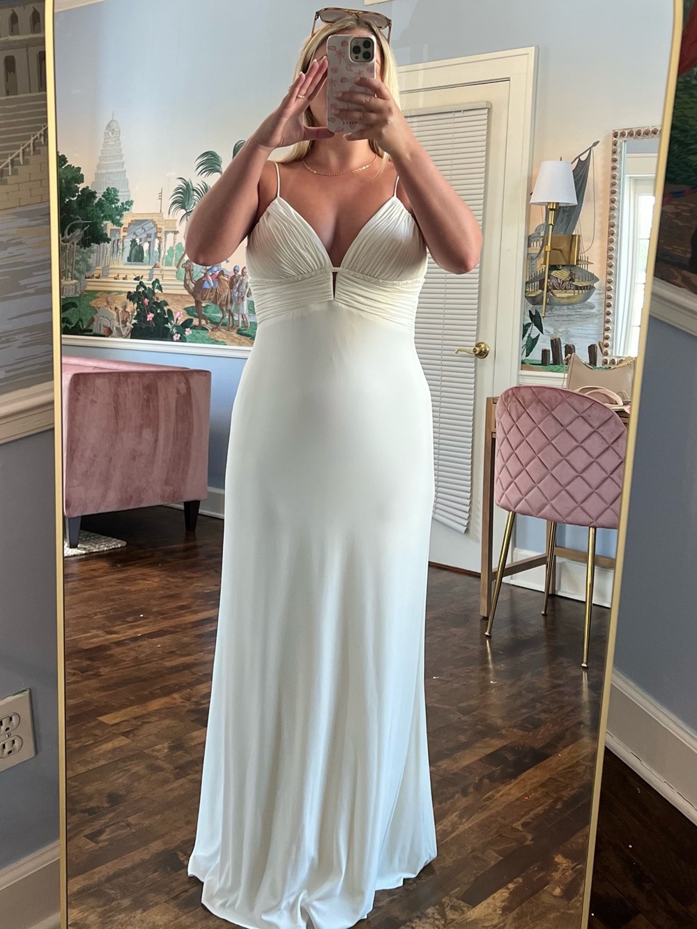 Vintage Nicole miller simple wedding dress